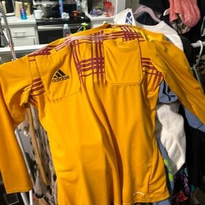 Brand new adidas goalie shirt with cards